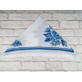 Хустка жіноча P140 white р.82*82 "Shawls" недорого оптом від прямого постачальника