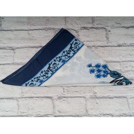 Фотография Платок женский P143 navy р.82*82 "Shawls" недорого оптом от прямого поставщика