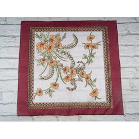 Хустка жіноча P164 wine-white р.60*60 "Shawls" недорого оптом від прямого постачальника