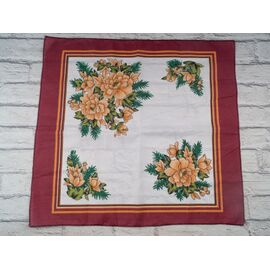 Хустка жіноча P165 wine-white р.60*60 "Shawls" недорого оптом від прямого постачальника