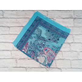 Фотография Платок женский P193 l.blue р.72*72 "Shawls" недорого оптом от прямого поставщика