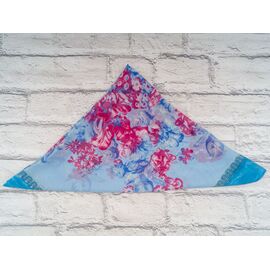 Фотография Платок женский P194 blue р.72*72 "Shawls" недорого оптом от прямого поставщика