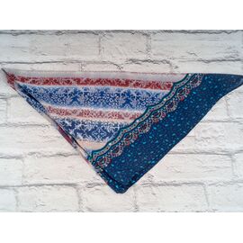 Хустка жіноча P196 blue р.72*72 "Shawls" недорого оптом від прямого постачальника
