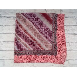 Хустка жіноча P198 wine р.72*72 "Shawls" недорого оптом від прямого постачальника