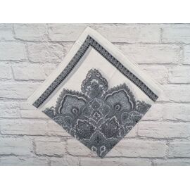 Фотография Платок женский P200 grey р.72*72 "Shawls" недорого оптом от прямого поставщика