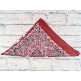 Хустка жіноча P247 wine р.72*72 "Shawls" недорого оптом від прямого постачальника