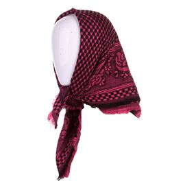 Хустка жіноча P275 wine р.75*75 "Shawls" недорого оптом від прямого постачальника