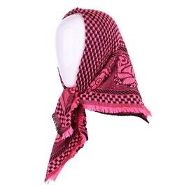 Хустка жіноча P281 pink р.75*75 "Shawls" недорого оптом від прямого постачальника