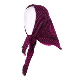 Фотография Платок женский P282 purple р.75*75 "Shawls" недорого оптом от прямого поставщика