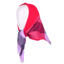 Хустка жіноча P298 pink р.80*80 "Shawls" недорого оптом від прямого постачальника