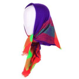 Хустка жіноча P299 purple р.80*80 "Shawls" недорого оптом від прямого постачальника