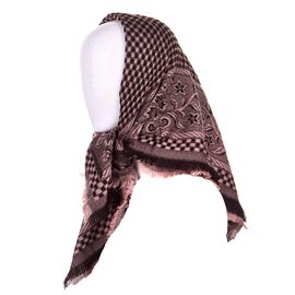 Фотография Платок женский P302 brown р.78*78 "Shawls" недорого оптом от прямого поставщика