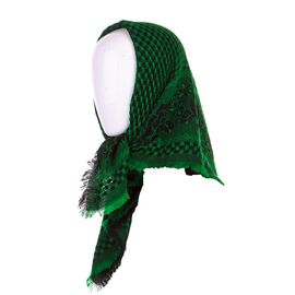 Хустка жіноча P305 green р.78*78 "Shawls" недорого оптом від прямого постачальника