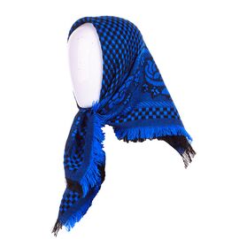 Хустка жіноча P309 blue р.78*78 "Shawls" недорого оптом від прямого постачальника