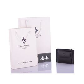 Фотография Визитница мужская B019-702 black р.10*8*0.5 "Glamorta" недорого оптом от прямого поставщика