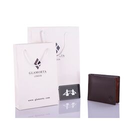 Фотография Кошелёк мужской B058-204 brown р.11*9*2 "Glamorta" недорого оптом от прямого поставщика