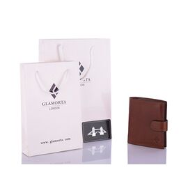 Фотография Кошелёк мужской B070-802 brown р.11*10*2 "Glamorta" недорого оптом от прямого поставщика
