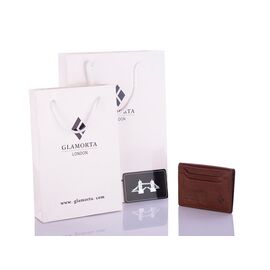 Фотография Визитница мужская DV01-738 brown р.10*7*0.5 "Glamorta" недорого оптом от прямого поставщика