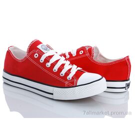 Кеди жіночі стильні Весна/осінь 200082 красный (8 пар р.39-43) "Class Shoes" недорого оптом від прямого постачальника