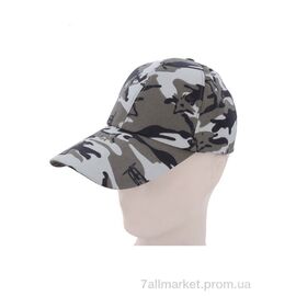 Фотография Кепка для мужчин Весна/осень FC001-1 grey (5 шт. р.сетка 57-59) "KUINH" недорого оптом от прямого поставщика