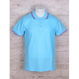 Фотография Футболка мужская A-21 l.blue р.S-2XL "Obuv OK2" недорого оптом от прямого поставщика