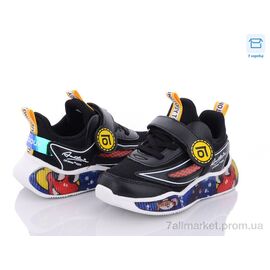 Кросівки дитячі модні Весна/осінь ZW3211822 чорний (5 пар р.26-30) "КалориЯ" недорого оптом від прямого постачальника