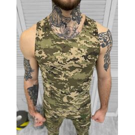 Майка чоловіча 7 khaki р.M-3XL "Madoka" недорого оптом від прямого постачальника