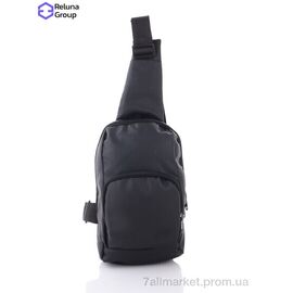 Сумка чоловіча WS002-7 black 30*15* см, "Reluna Group" недорого оптом від прямого постачальника