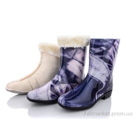 Фотография Резиновая обувь женская Весна/осень 010-247A (8 пар р.36-41) "Мир" недорого оптом от прямого поставщика