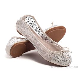 Балетки жіночі зручні  SL-YT16 white (8 пар р.36-41) "Zoom" недорого оптом від прямого постачальника