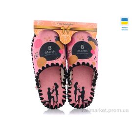 Фотография Тапки женские для дома Весна/осень 557W (10 пар р.36-41) "Active" недорого оптом от прямого поставщика