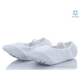 Чешки жіночі Весна/осінь 002 white (24-29) (6 пар р.24-29) "Dance Shoes" недорого оптом від прямого постачальника