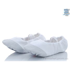 Чешки жіночі Весна/осінь 002 white (36-41) (6 пар р.36-41) "Dance Shoes" недорого оптом від прямого постачальника