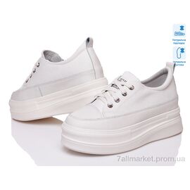 Кросівки жіночі модні Весна/осінь Prime WG-2092 white (8 пар р.36-40) "Prime-Opt" недорого оптом від прямого постачальника