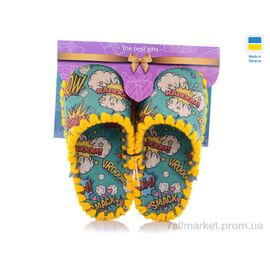 Тапки дитячі домашні Весна/осінь 864 (6 пар р.30-35) "Active" недорого оптом від прямого постачальника