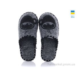Тапки дитячі домашні Весна/осінь 286 серый (9 пар р.36-41) "Active" недорого оптом від прямого постачальника