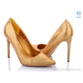 Туфлі жіночі стильні Весна/осінь NF52 gold (6 пар р.36-40) "STAR" недорого оптом від прямого постачальника