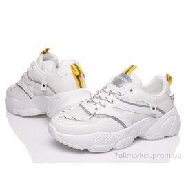 Кросівки жіночі модні Весна/осінь Prime N88-5 WHITE-SILVER (6 пар р.35-40) "Prime-Opt" недорого оптом від прямого постачальника