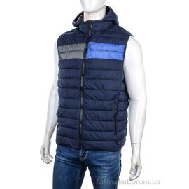 Чоловічий жилет Весна/осінь 88594 navy (5 шт. р.сіткаM-3XL) "M7" недорого оптом від прямого постачальника