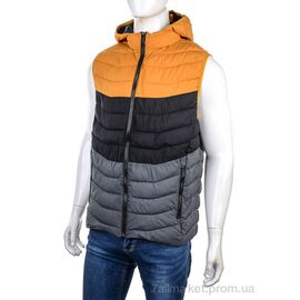 Чоловічий жилет Весна/осінь 88592 yellow (5 шт. р.сіткаM-3XL) "M7" недорого оптом від прямого постачальника