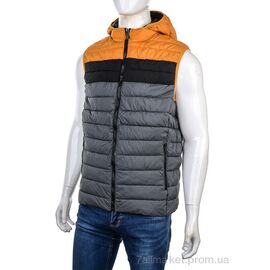 Чоловічий жилет Весна/осінь 88593 yellow (5 шт. р.сіткаM-3XL) "M7" недорого оптом від прямого постачальника