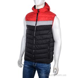 Чоловічий жилет Весна/осінь 88597 red (5 шт. р.сіткаM-3XL) "M7" недорого оптом від прямого постачальника