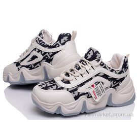 Фотография Кроссовки женские модные Весна/осень Prime N8220 white-gray (5 пар р.36-40) "Prime-Opt" недорого оптом от прямого поставщика