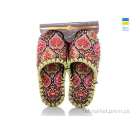 Фотография Тапки женские для дома Весна/осень 5-154 зелений (10 пар р.36-41) "Active" недорого оптом от прямого поставщика