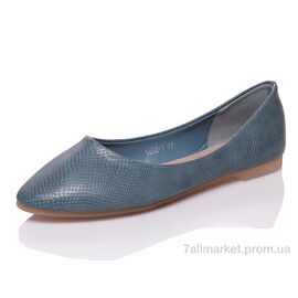 Балетки жіночі зручні Весна/осінь Prime N-1682-1 blue (8 пар р.36-41) "Prime-Opt" недорого оптом від прямого постачальника