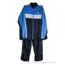 Спортивний костюм чоловічий Весна/осінь 2761-1 d.grey (3 шт. р.сітка7XL-9XL) "Мир" недорого оптом від прямого постачальника