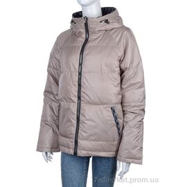 Фотография Куртка женская Весна/осень 2830-215-4 beige (4 шт. р.сетка M-2XL) "Мир" недорого оптом от прямого поставщика