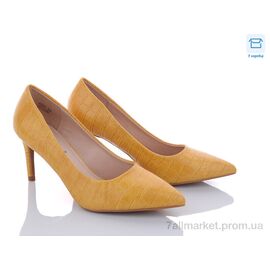 Туфлі жіночі стильні Весна/осінь 46-CD60 yellow (6 пар р.36-41) "STAR" недорого оптом від прямого постачальника