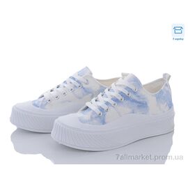 Кросівки жіночі модні Весна/осінь THDB-19 blue (8 пар р.36-41) "Obuvok" недорого оптом від прямого постачальника