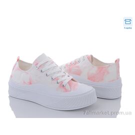 Кросівки жіночі модні Весна/осінь THDB-19 pink (8 пар р.36-41) "Obuvok" недорого оптом від прямого постачальника